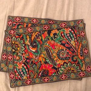 Vera Bradley Placemats- Venetian Paisley